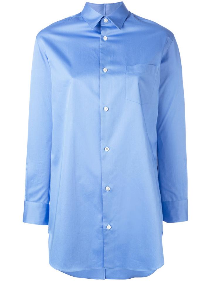 Junya Watanabe Comme Des Garçons Boyfriend Shirt, Women's, Size: Medium, Blue, Cotton