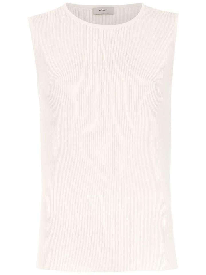 Egrey Egrey 313263 Off White Synthetic->viscose