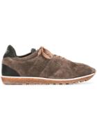Alberto Fasciani Panelled Sneakers - Brown