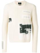 Calvin Klein 205w39nyc Ribbed Logo Sweater - Neutrals