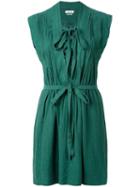 Isabel Marant Étoile Karen Mini Dress, Women's, Size: 36, Green, Cotton/viscose