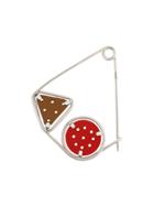 Loewe Geometric Brooch - Metallic