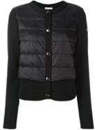 Moncler Padded Front Layered Jacket, Women's, Size: Medium, Black, Polyamide/feather Down