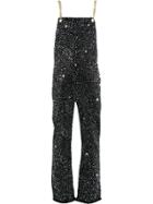 Balmain Crystal-embellished Jumpsuit - Black