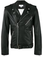 Soulland - Richenback Jacket - Men - Leather/polyester - M, Black, Leather/polyester