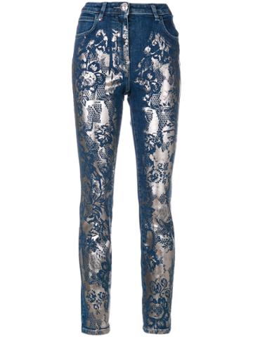 Philipp Plein Fiume Skinny Jeans - Blue