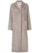 Gentry Portofino Single Breasted Coat - Nude & Neutrals