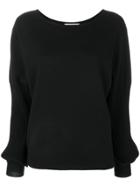 Dorothee Schumacher Ribbed Flared Sleeve Sweater - Black