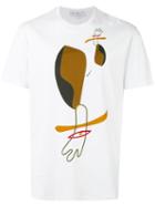 Salvatore Ferragamo - Abstract Print T-shirt - Men - Cotton - L, White, Cotton