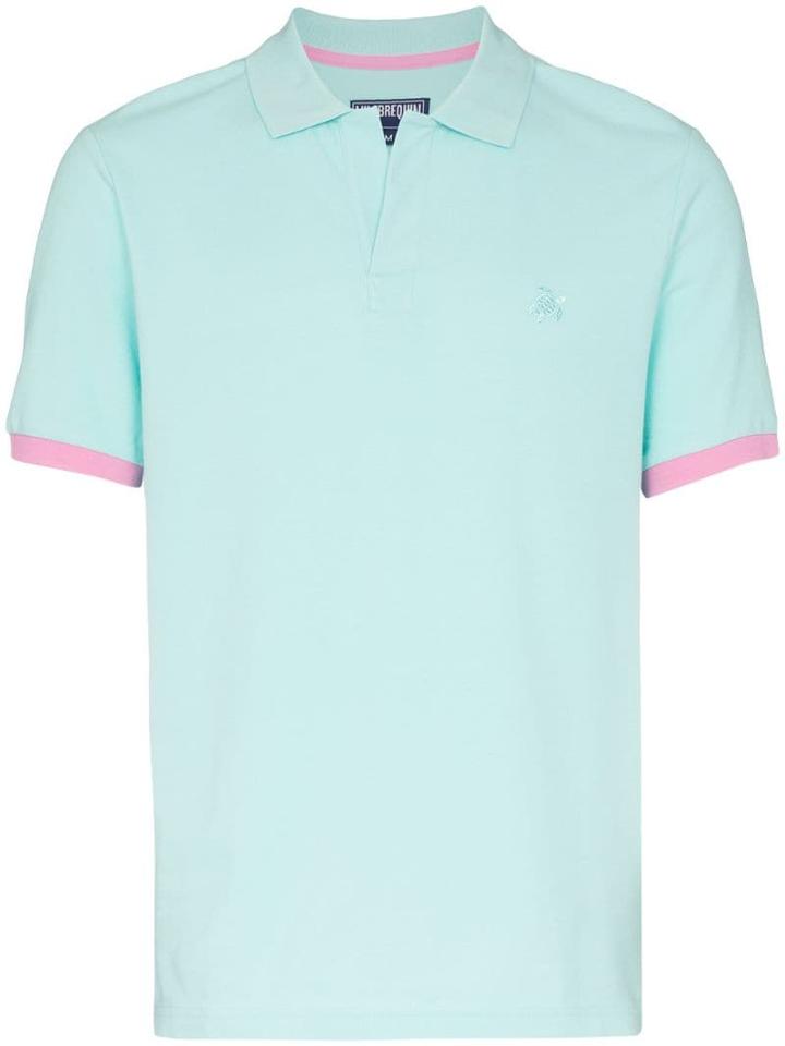 Vilebrequin Palatin Short-sleeve Polo Shirt - Blue