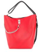 Givenchy Two Tone Bucket Bag - Red
