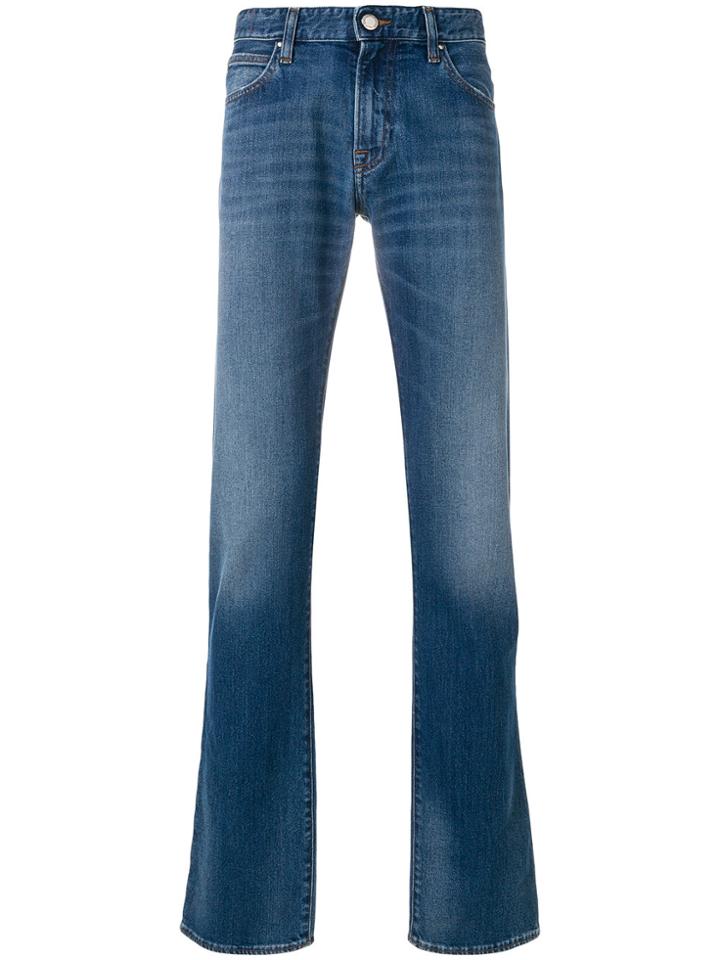 Emporio Armani Bootcut Jeans - Blue