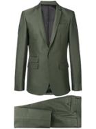 Les Hommes Two Piece Slim-fit Suit - Green