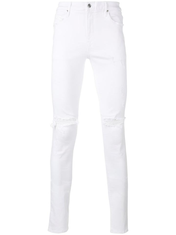Rta - Distressed Skinny Jeans - Men - Cotton/polyester - 34, White, Cotton/polyester