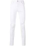 Rta - Distressed Skinny Jeans - Men - Cotton/polyester - 34, White, Cotton/polyester