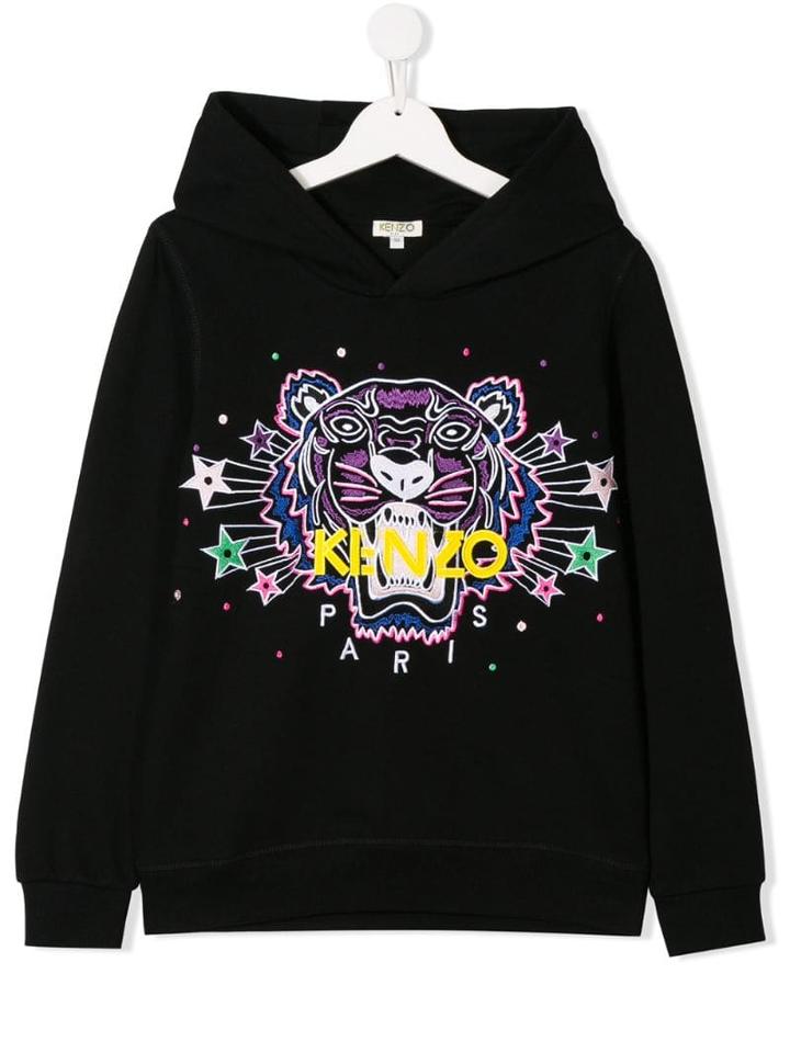 Kenzo Kids Teen Super Kenzo Hoodie - Black