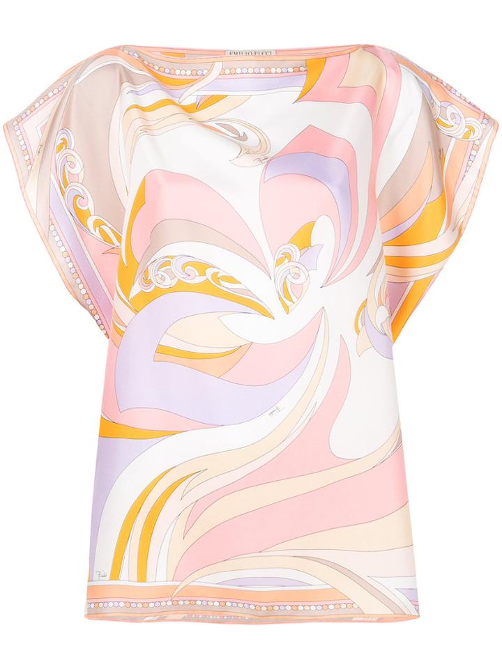 Emilio Pucci Psychedelic Printed T-shirt - Multicolour