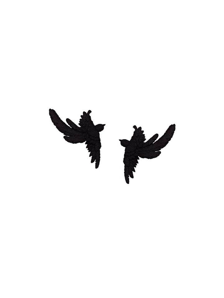 Olgafacesrok Bird Earring, Women's, Black