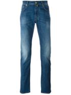 Jacob Cohen Stretched Slim-fit Jeans, Men's, Size: 31, Blue, Cotton/viscose/polyester/spandex/elastane