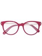 Salvatore Ferragamo Eyewear Cat Eye-frame Optical Glasses - Red