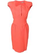 Thierry Mugler Pre-owned 1990's Dress - Orange