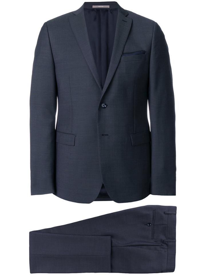 Paoloni Two Piece Formal Suit - Blue