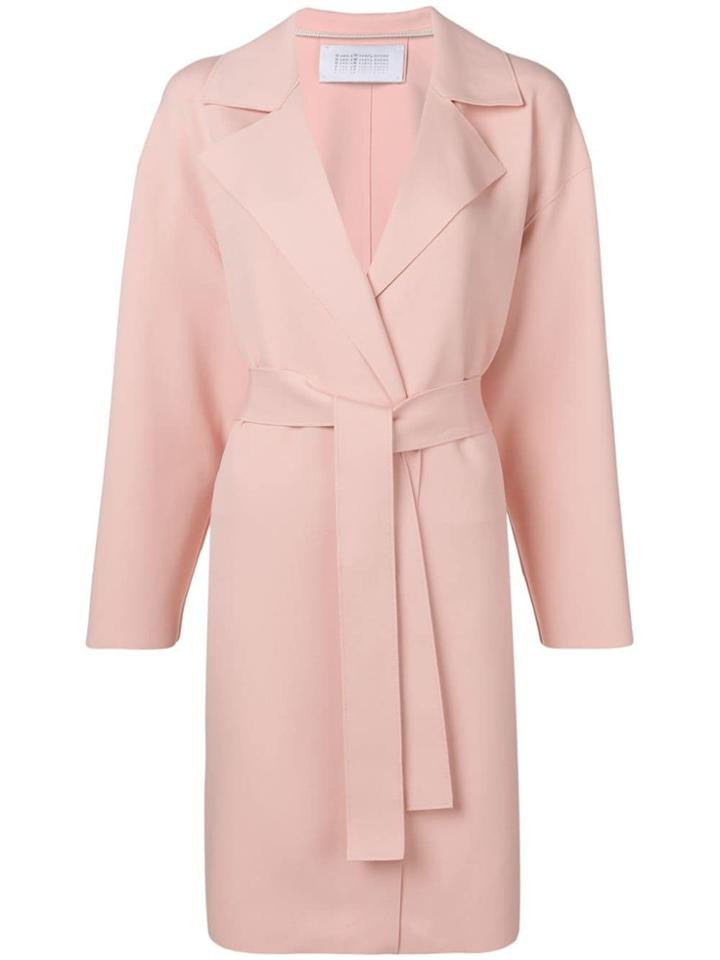Harris Wharf London Double-breasted Trench Coat - Pink