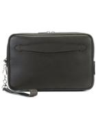 Valextra Double Sided Clutch - Brown