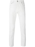Ami Alexandre Mattiussi Slim Fit Jeans, Men's, Size: 34, White, Cotton