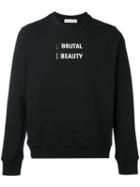Walter Van Beirendonck - Statement Sweatshirt - Men - Cotton - Xxl, Black, Cotton