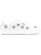 Karl Lagerfeld Glitter Cat Sneakers - White