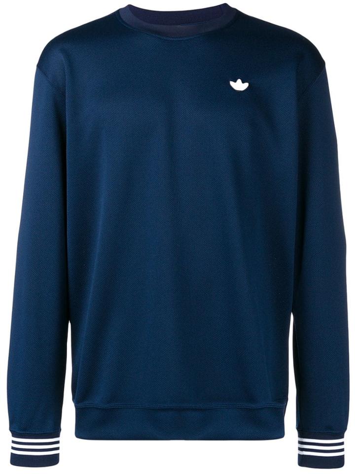 Adidas Classic Brand Sweater - Blue
