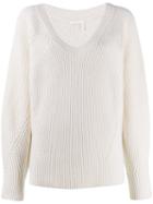 See By Chloé Ribbed Sweater - White