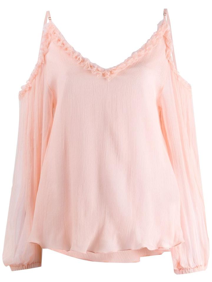 Stella Mccartney Cold Shoulder Blouse - Pink