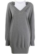 Alexander Wang Long Sleeved Sweater - Grey