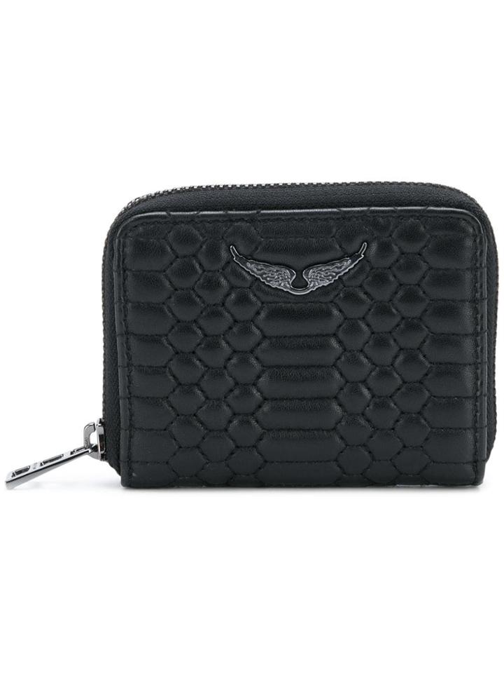 Zadig & Voltaire Zadig & Voltaire Pwgab4001f Noir Furs & Skins->calf