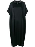 Christopher Kane 3d Sequin Flower Dress - Black