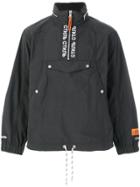Heron Preston Logoed Drawstring Pullover - Black