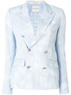 Each X Other Short Double-breasted Jacket - Blue
