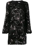 P.a.r.o.s.h. Sequin Short Dress - Black
