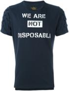 Vivienne Westwood Anglomania Cut Out Sleeve T-shirt