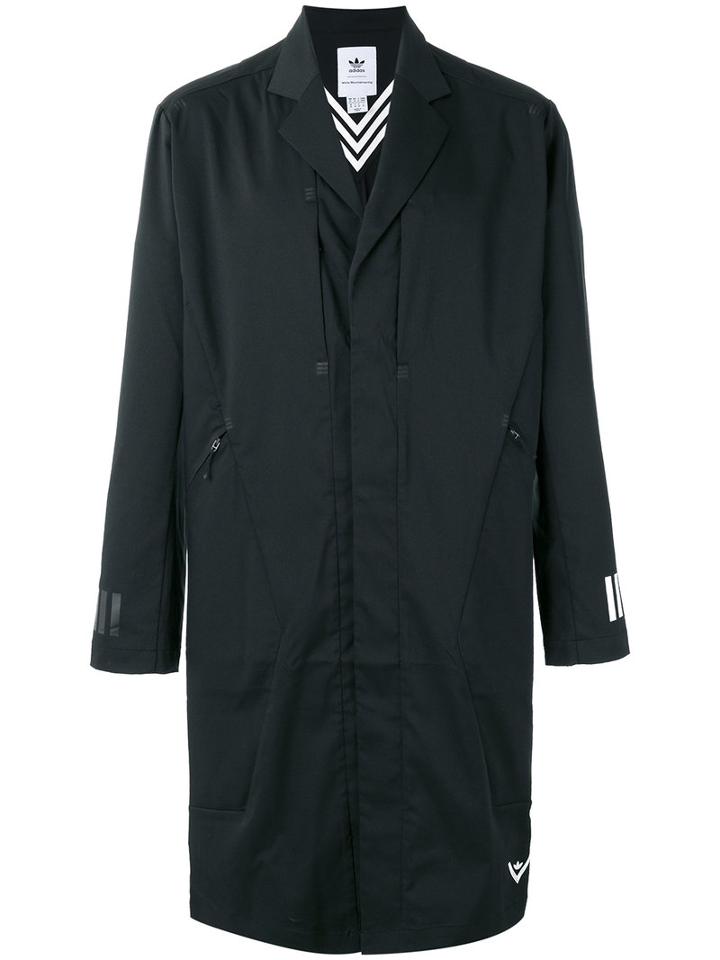 Adidas By White Mountaineering Oversized Coat, Men's, Size: Small, Black, Polyester
