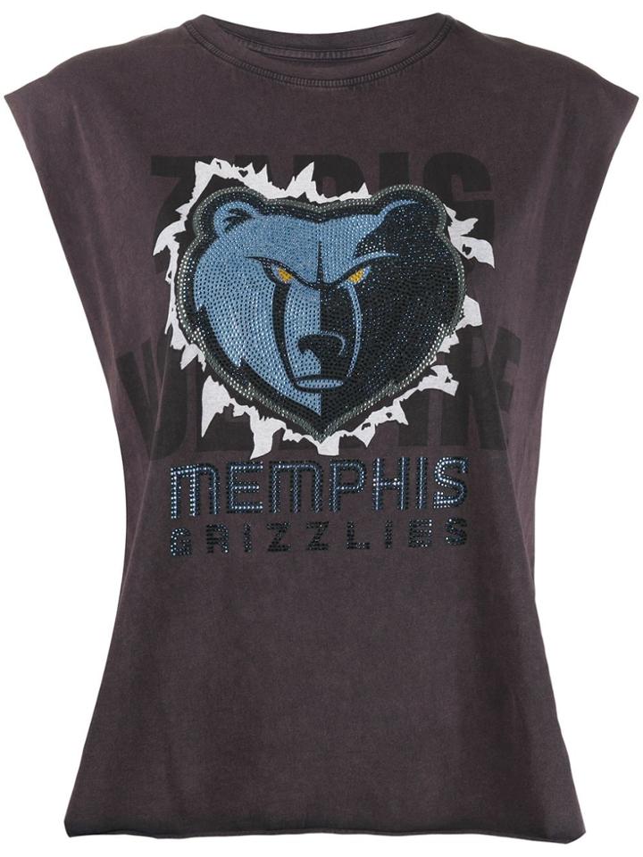 Zadig & Voltaire Fashion Show Weny Grizzlies Tank Top - Black