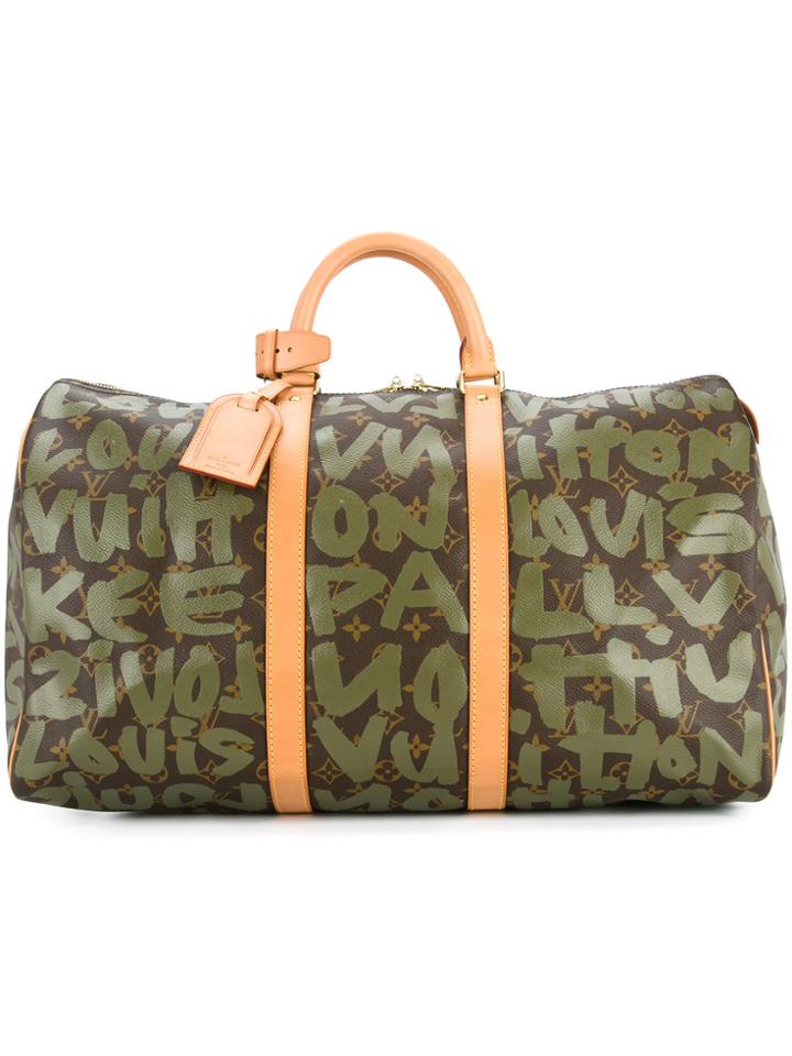 Louis Vuitton Vintage Keepall 50 Tote Bag - Brown