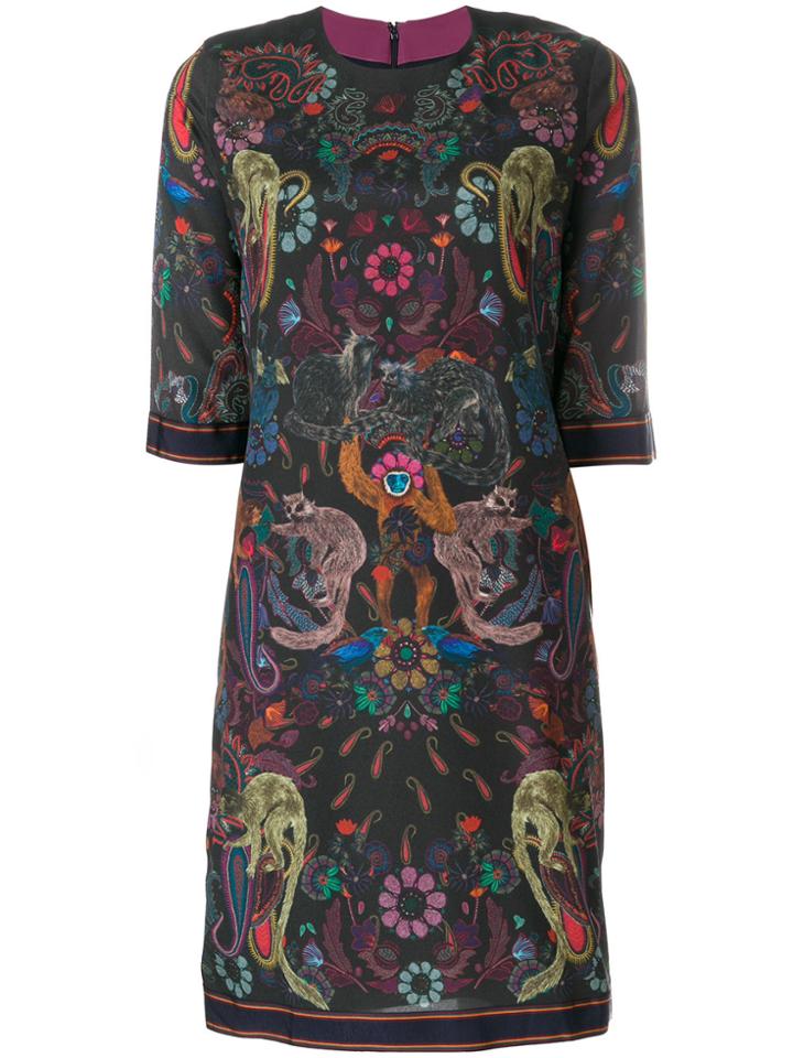 Paul Smith Printed Shift Dress - Multicolour