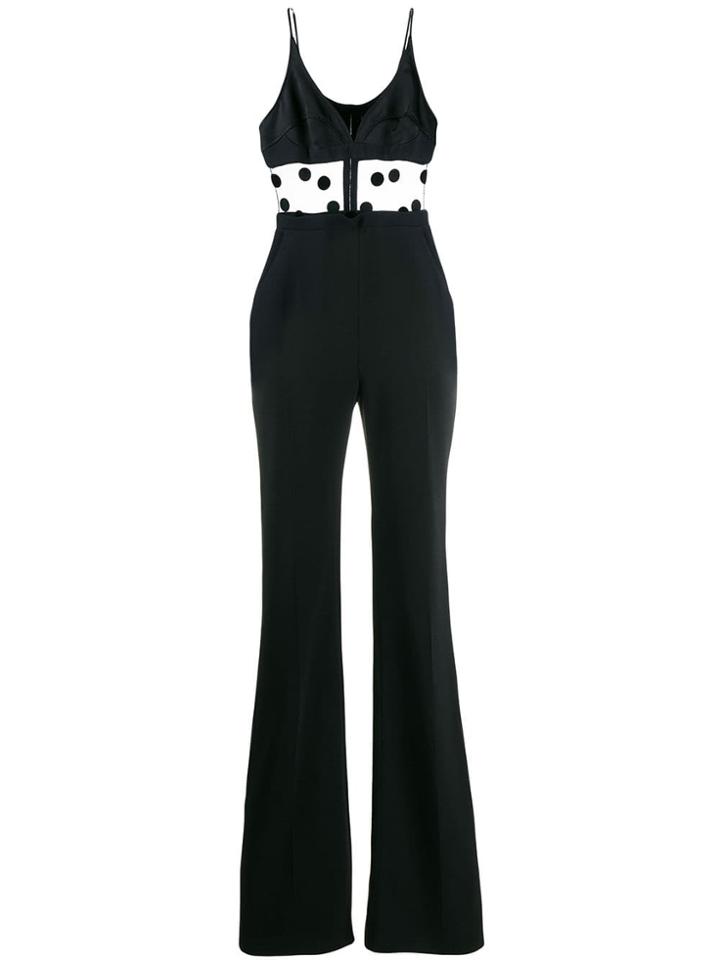 David Koma Bralette Jumpsuit - Black