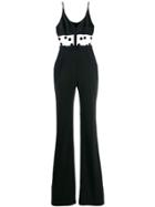 David Koma Bralette Jumpsuit - Black