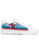Prada Cruise Motif Sneakers - White