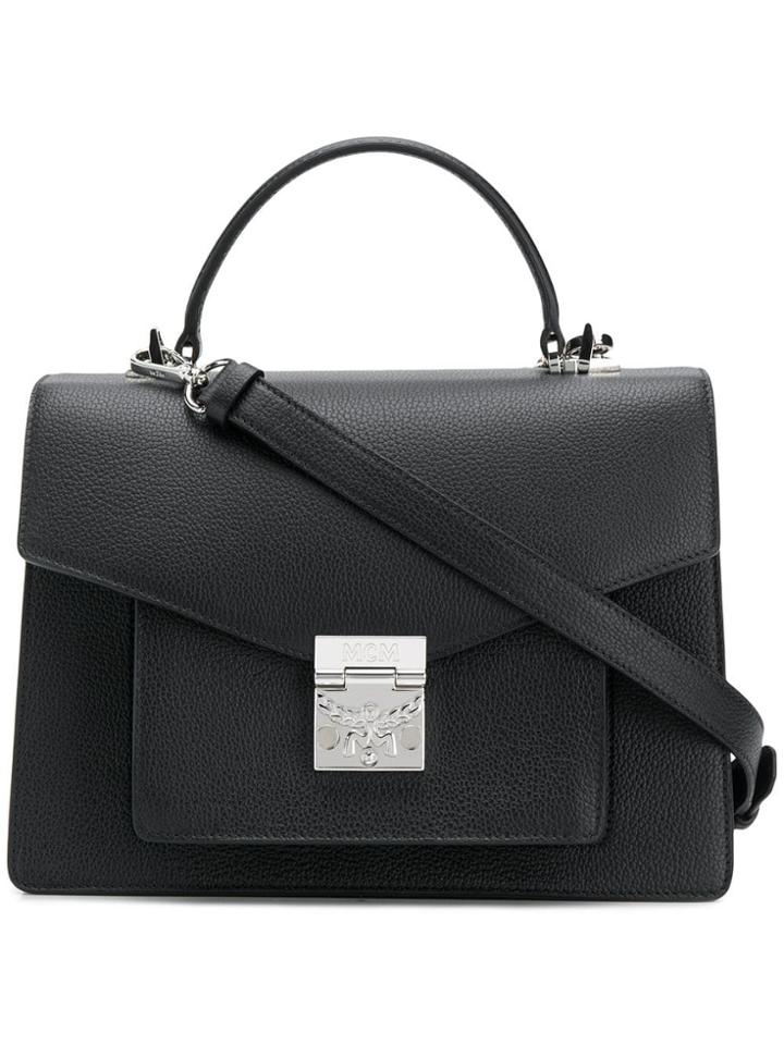 Mcm Patricia Tote Bag - Black