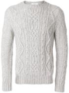 Cruciani Cable Knit Jumper - Grey